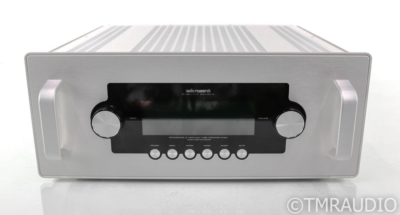 Audio Research Reference 6 Stereo Tube Preamplifier; Silver; REF6; Remote