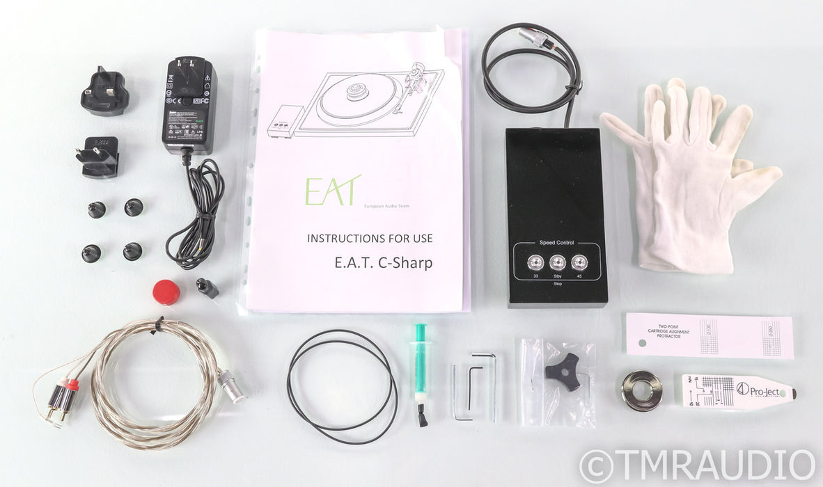 EAT C-Sharp Turntable; Piano (No Cartridge)