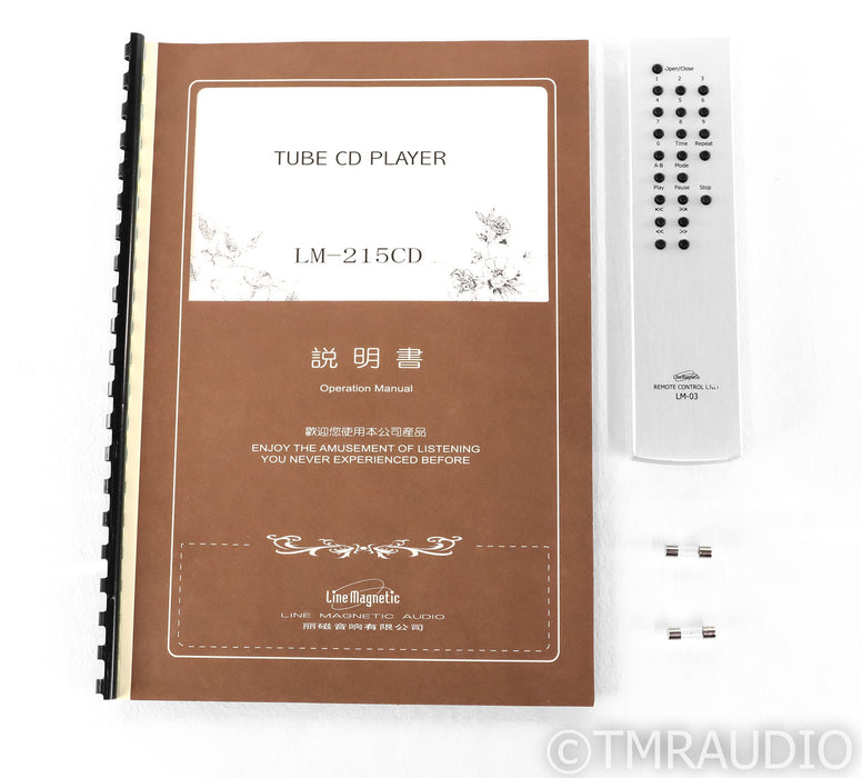 Line Magnetic LM-215CD Tube CD Player; LM215CD; Remote