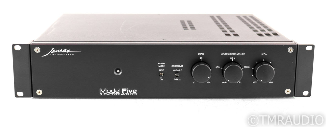 James Loudspeaker Model Five Subwoofer Amplifier; 5