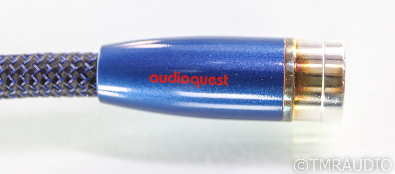AudioQuest Water XLR Cables; 1m Pair Balanced Interconnects; 72v DBS