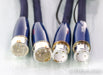 AudioQuest Water XLR Cables; 1m Pair Balanced Interconnects; 72v DBS