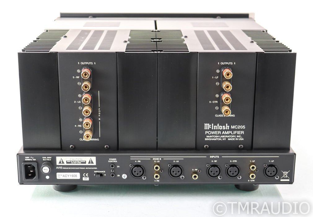 McIntosh MC205 5-Channel Power Amplifier; MC-205