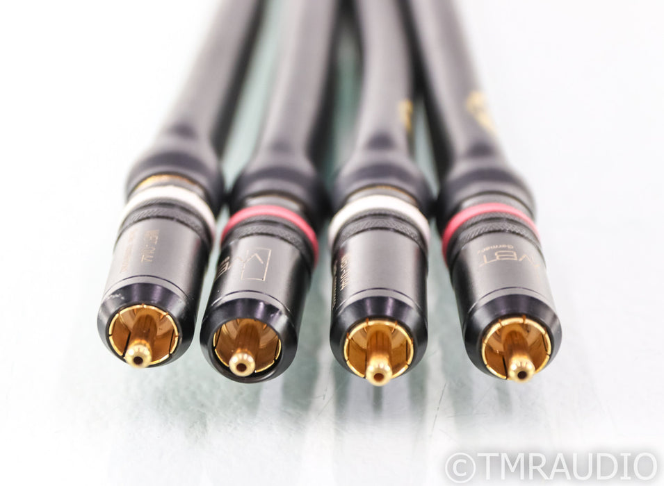 Audio Metallurgy Gold Alloy O RCA Cables; 4ft Pair Interconnects; GA-O