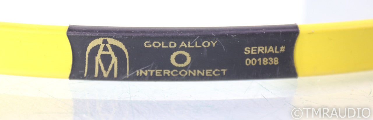 Audio Metallurgy Gold Alloy O RCA Cables; 4ft Pair Interconnects; GA-O