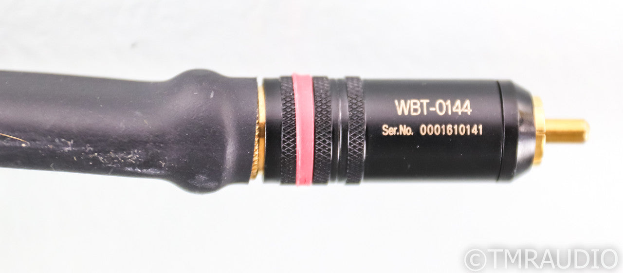 Audio Metallurgy Gold Alloy O RCA Cables; 4ft Pair Interconnects; GA-O