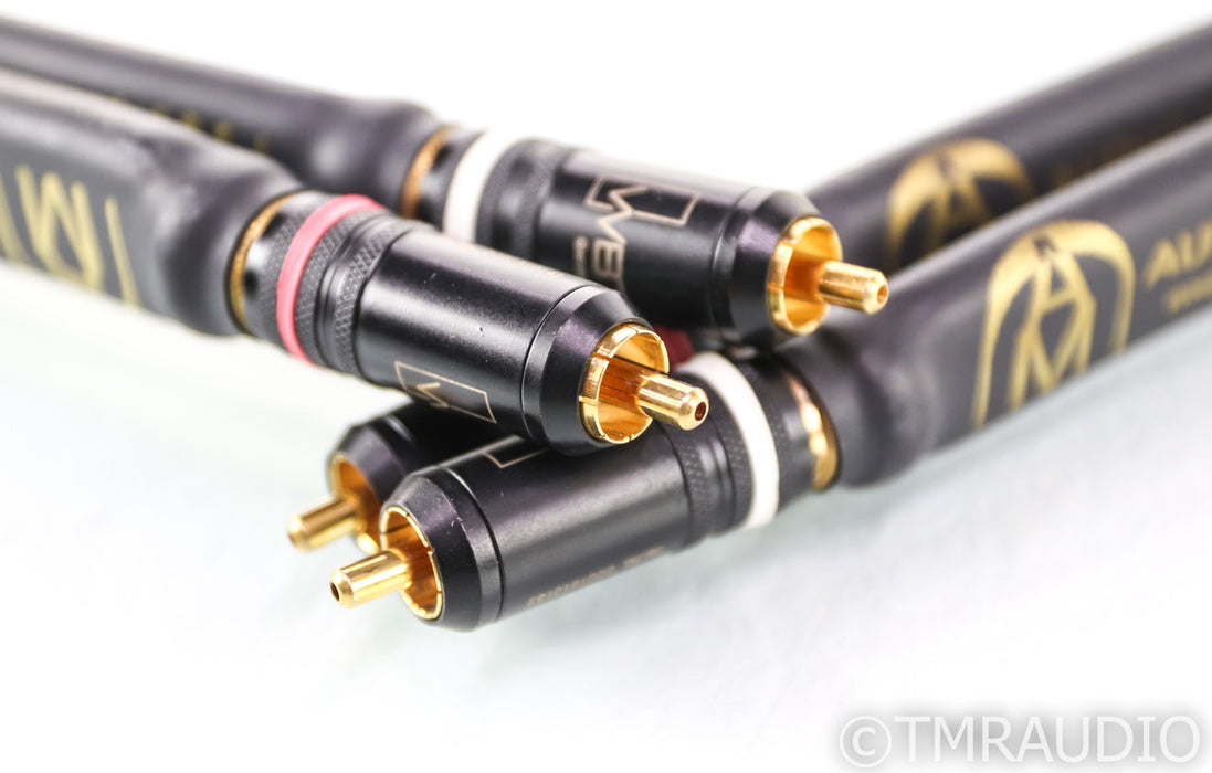 Audio Metallurgy Gold Alloy O RCA Cables; 4ft Pair Interconnects; GA-O