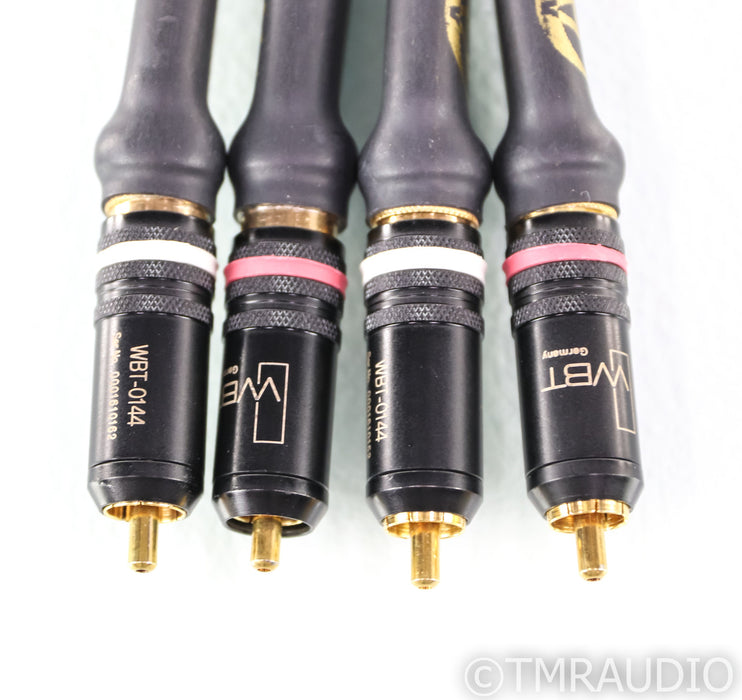 Audio Metallurgy Gold Alloy O RCA Cables; 4ft Pair Interconnects; GA-O