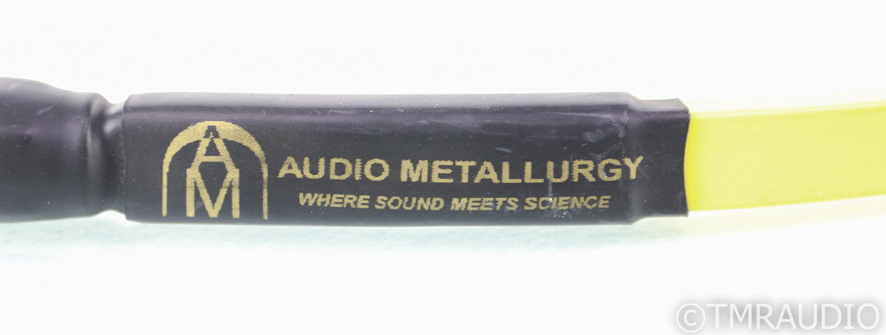 Audio Metallurgy Gold Alloy O XLR Cables; 1.5m Pair Balanced Interconnects; GA-O