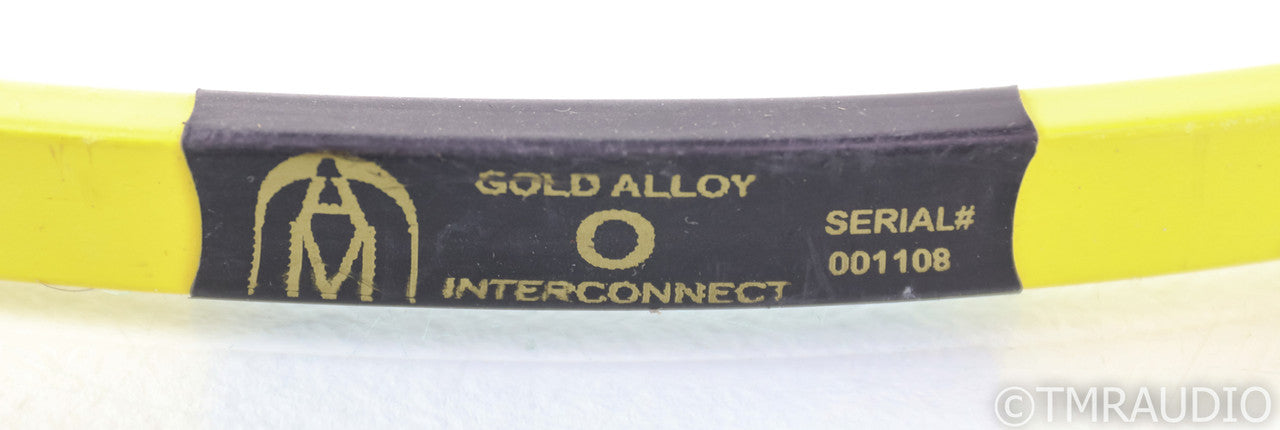 Audio Metallurgy Gold Alloy O XLR Cables; 1.5m Pair Balanced Interconnects; GA-O