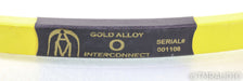 Audio Metallurgy Gold Alloy O XLR Cables; 1.5m Pair Balanced Interconnects; GA-O