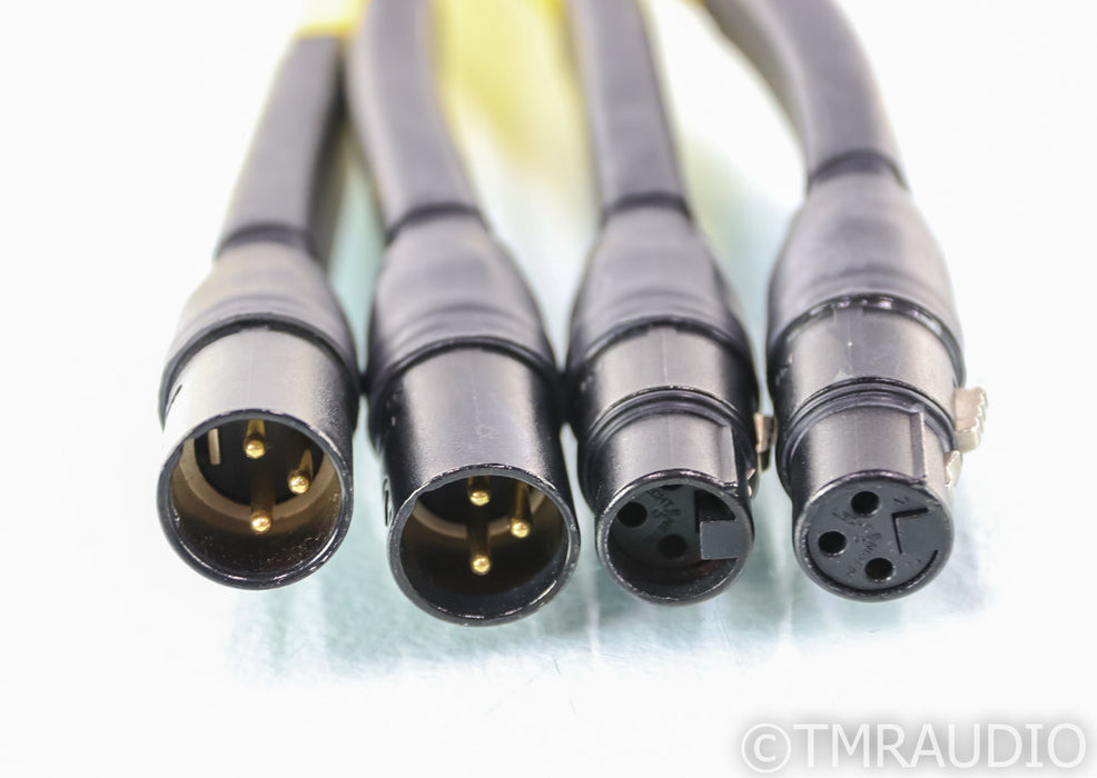Audio Metallurgy Gold Alloy O XLR Cables; 1.5m Pair Balanced Interconnects; GA-O