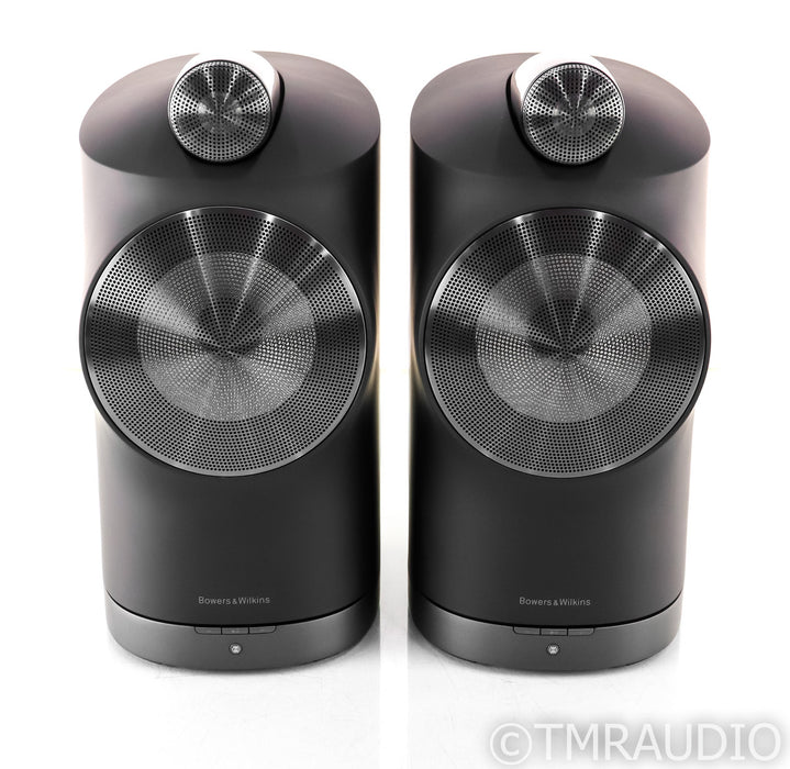 B&W Formation Duo Wireless Powered Bookshelf Speakers; Black Pair; Bluetooth