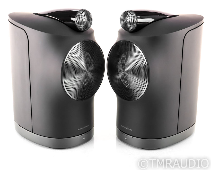 B&W Formation Duo Wireless Powered Bookshelf Speakers; Black Pair; Bluetooth