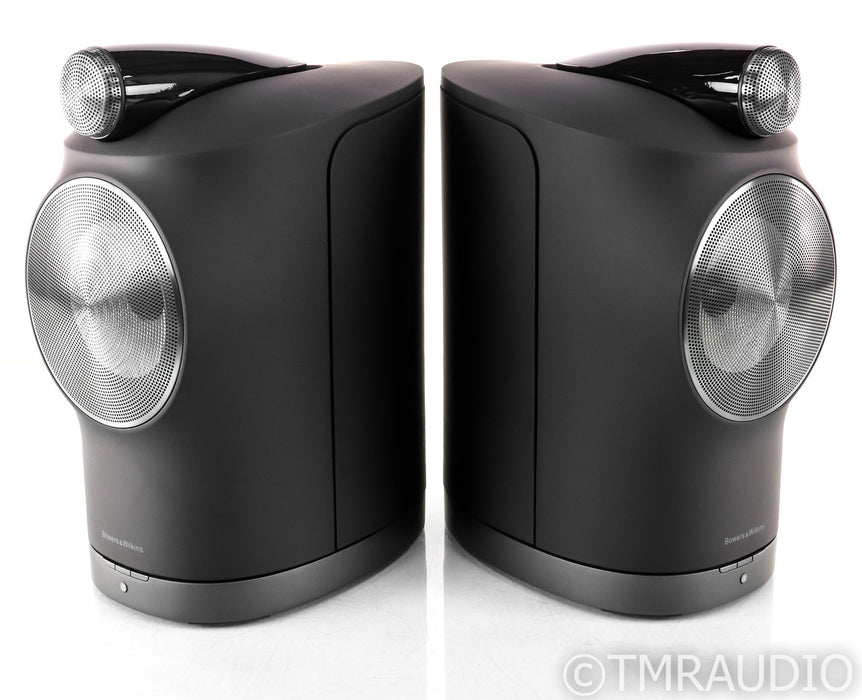 B&W Formation Duo Wireless Powered Bookshelf Speakers; Black Pair; Bluetooth