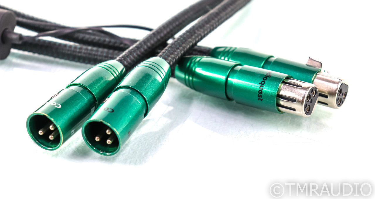 AudioQuest Columbia XLR Cables; 1m Pair Balanced Interconnects; 72v DBS