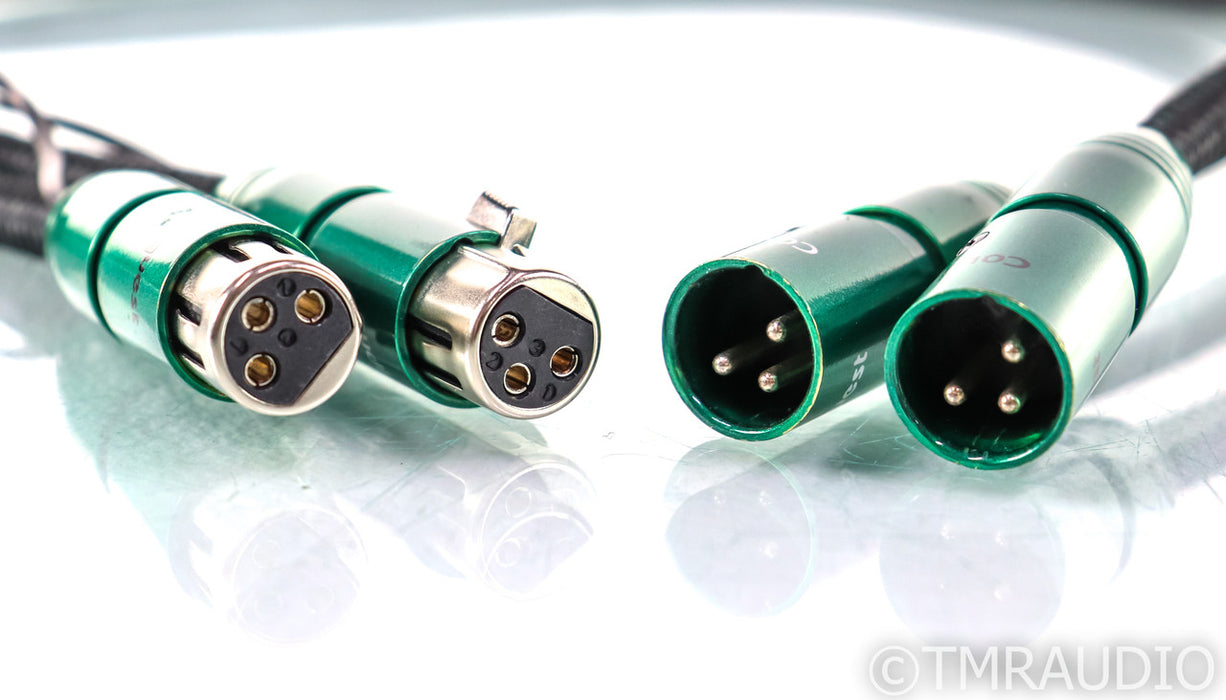 AudioQuest Columbia XLR Cables; 1m Pair Balanced Interconnects; 72v DBS