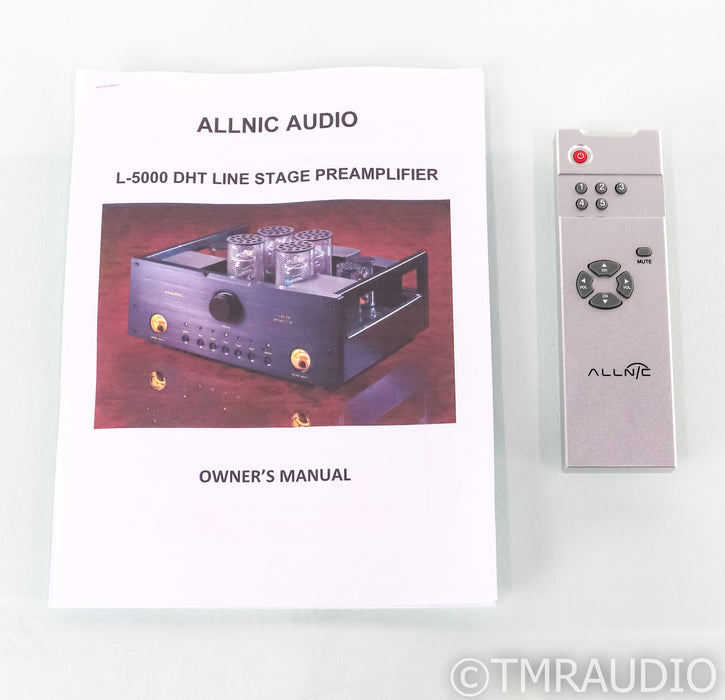 Allnic L-5000 DHT Stereo Tube Preamplifier; L5000; Remote