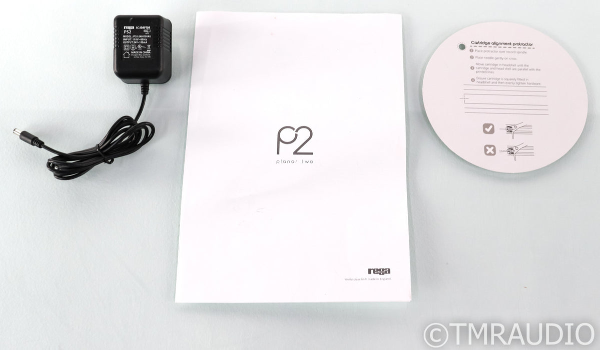 Rega Planar 2 Turntable; Black; PL2; Rega Carbon MM Cartridge