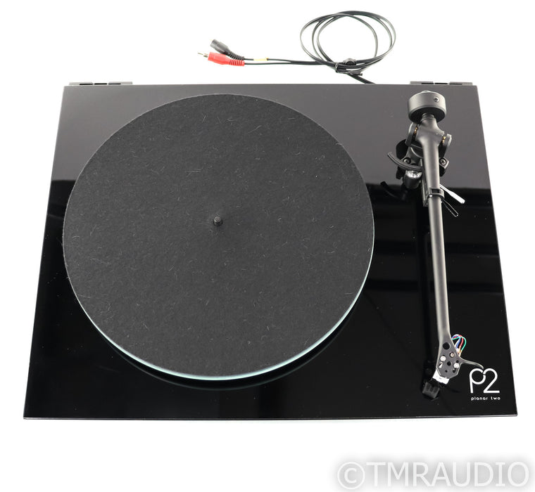 Rega Planar 2 Turntable; Black; PL2; Rega Carbon MM Cartridge