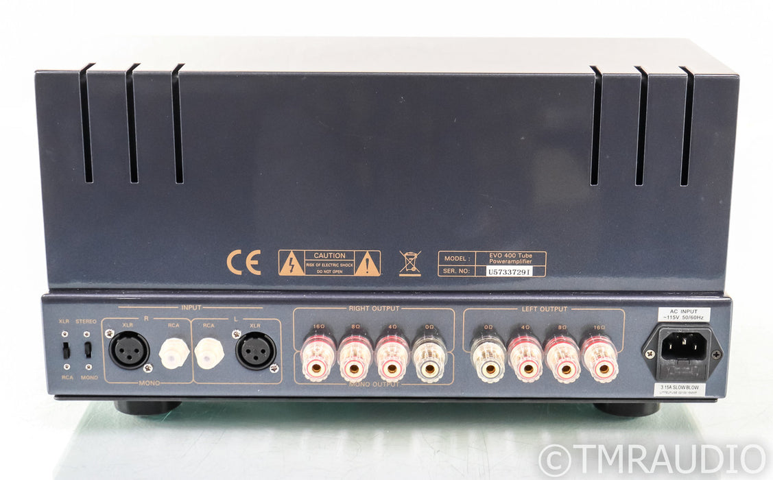 PrimaLuna EvoLution EVO 400 Stereo Tube Power Amplifier; EVO400