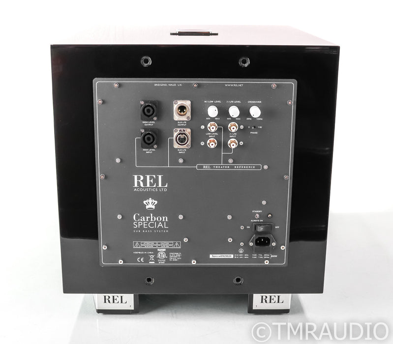 REL Carbon Special 12" Powered Subwoofer; Gloss Black (New / Open Box)