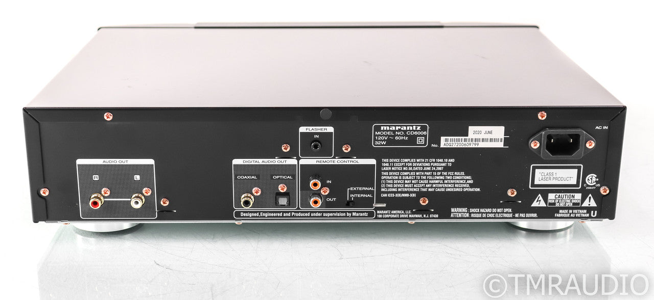 Marantz CD6006 CD Player; CD-6006; Remote (1/4)