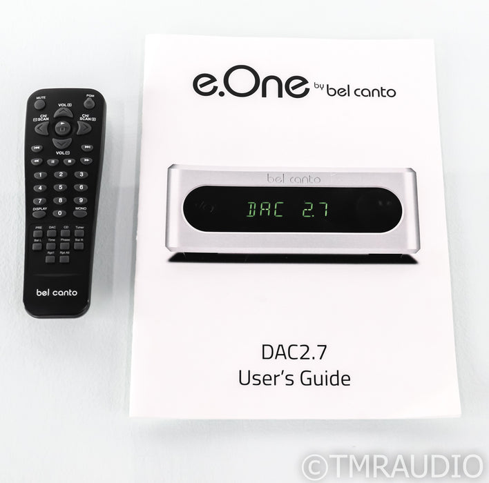 Bel Canto e.One DAC2.7 DAC; D/A Converter; Remote