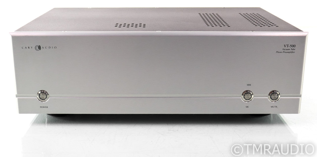 Cary Audio VT-500 Tube MM / MC Phono Preamplifier; VT500; Silver