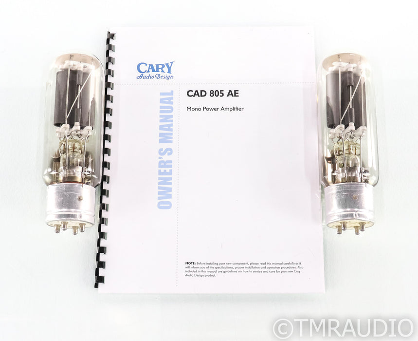 Cary Audio CAD-805 AE Tube Mono Power Amplifier
