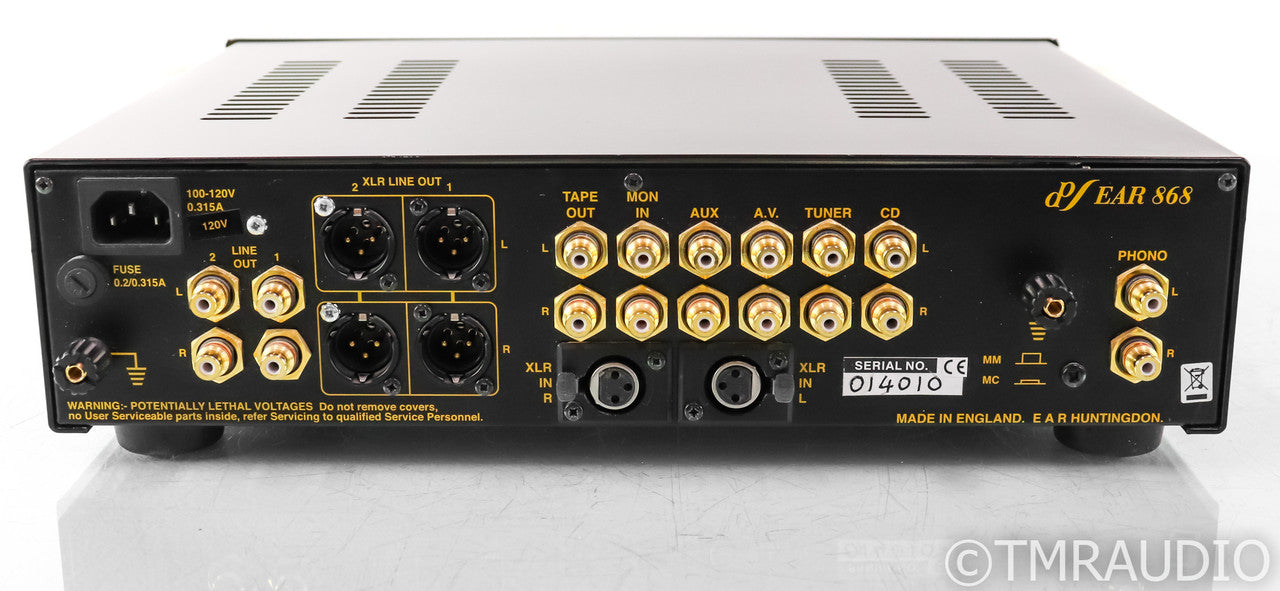EAR Yoshino 868L Stereo Tube Preamplifier; 868-L; Remote