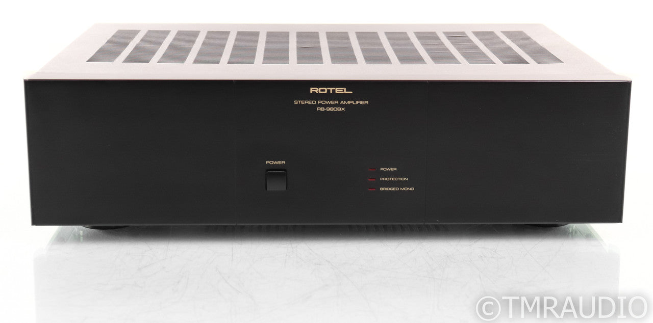 Rotel RB-980BX Stereo Power Amplifier; RB980BX; Black
