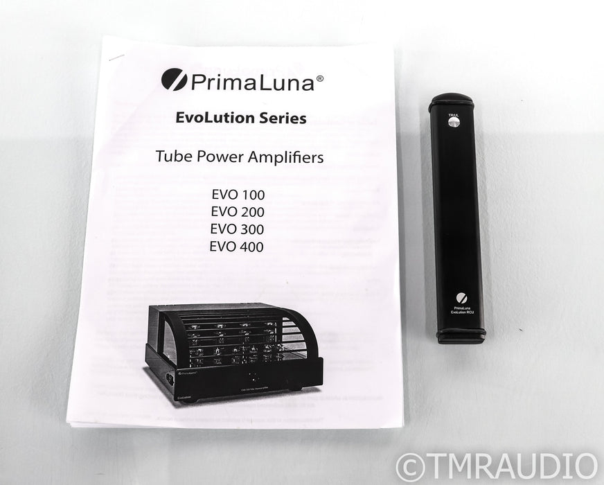 PrimaLuna EvoLution EVO 400 Stereo Tube Power Amplifier; Remote