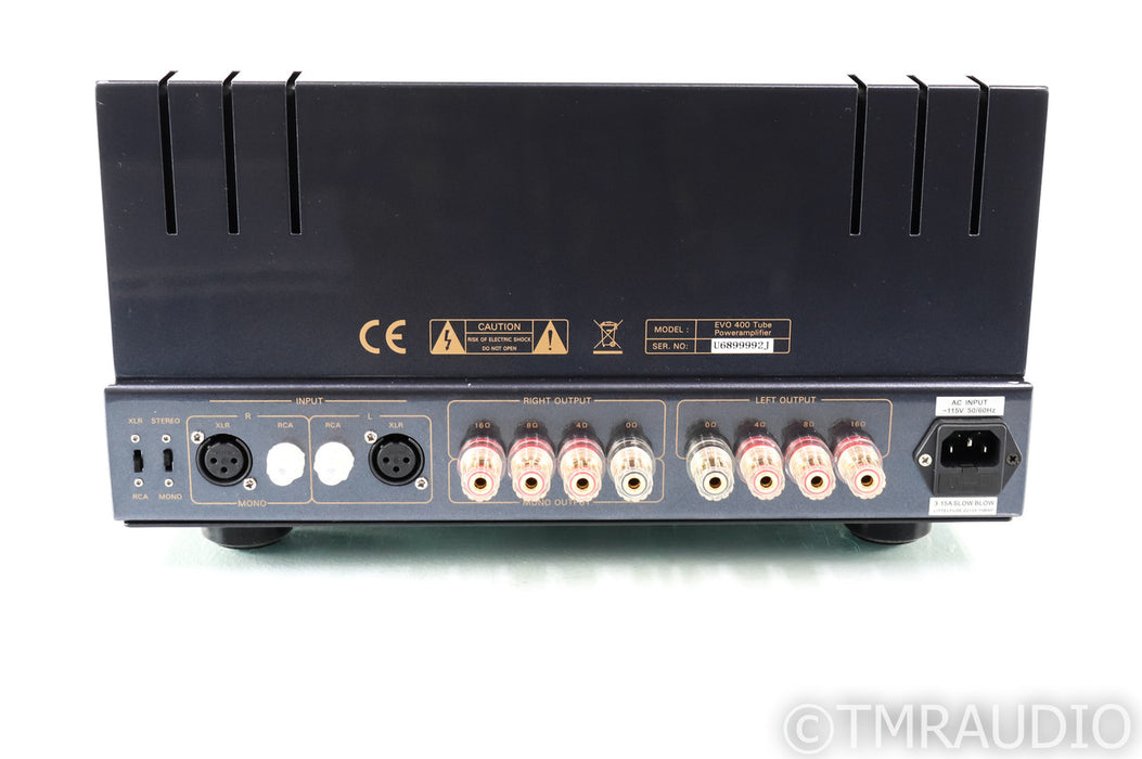 PrimaLuna EvoLution EVO 400 Stereo Tube Power Amplifier; Remote