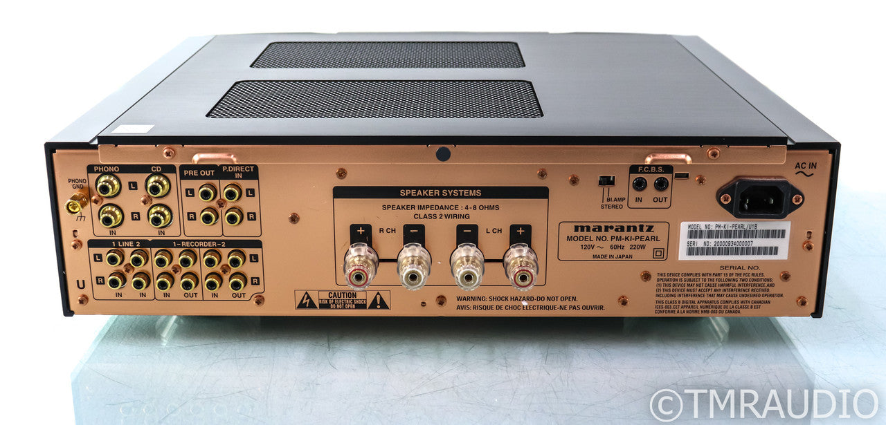 Marantz PM-KI Pearl Stereo Integrated Amplifier; PMKI; Remote; 1 of 500