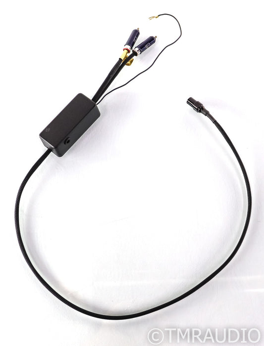 Aural Thrills Audio Silver RCA Active Tonearm Cable; 1m Interconnect