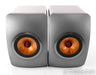 KEF LS50 Bookshelf Speakers; Dark Titanium Pair; LS-50