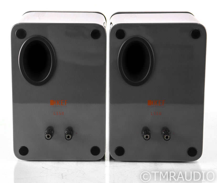 KEF LS50 Bookshelf Speakers; Dark Titanium Pair; LS-50