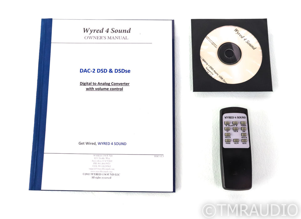 Wyred 4 Sound DAC-2 DSDse DAC; D/A Converter; Silver; DAC2; Remote