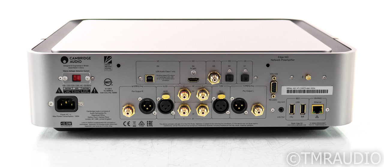 Cambridge Audio Edge NQ Stereo Streaming Preamplifier; Remote; Bluetooth