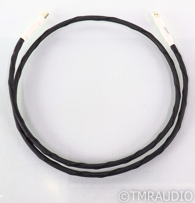 Tellurium Q Silver USB Cable; Single 1.5m Digital Interconnect