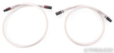 Acoustic Zen Zero Crystal Silver Reference II XLR Cables; 1m Pair Interconnects