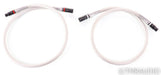 Acoustic Zen Zero Crystal Silver Reference II XLR Cables; 1m Pair Interconnects