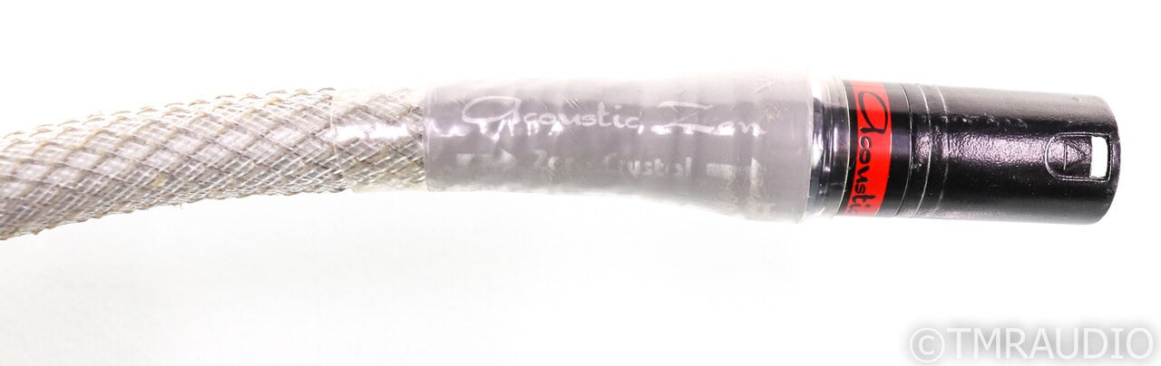 Acoustic Zen Zero Crystal Silver Reference II XLR Cables; 1m Pair Interconnects