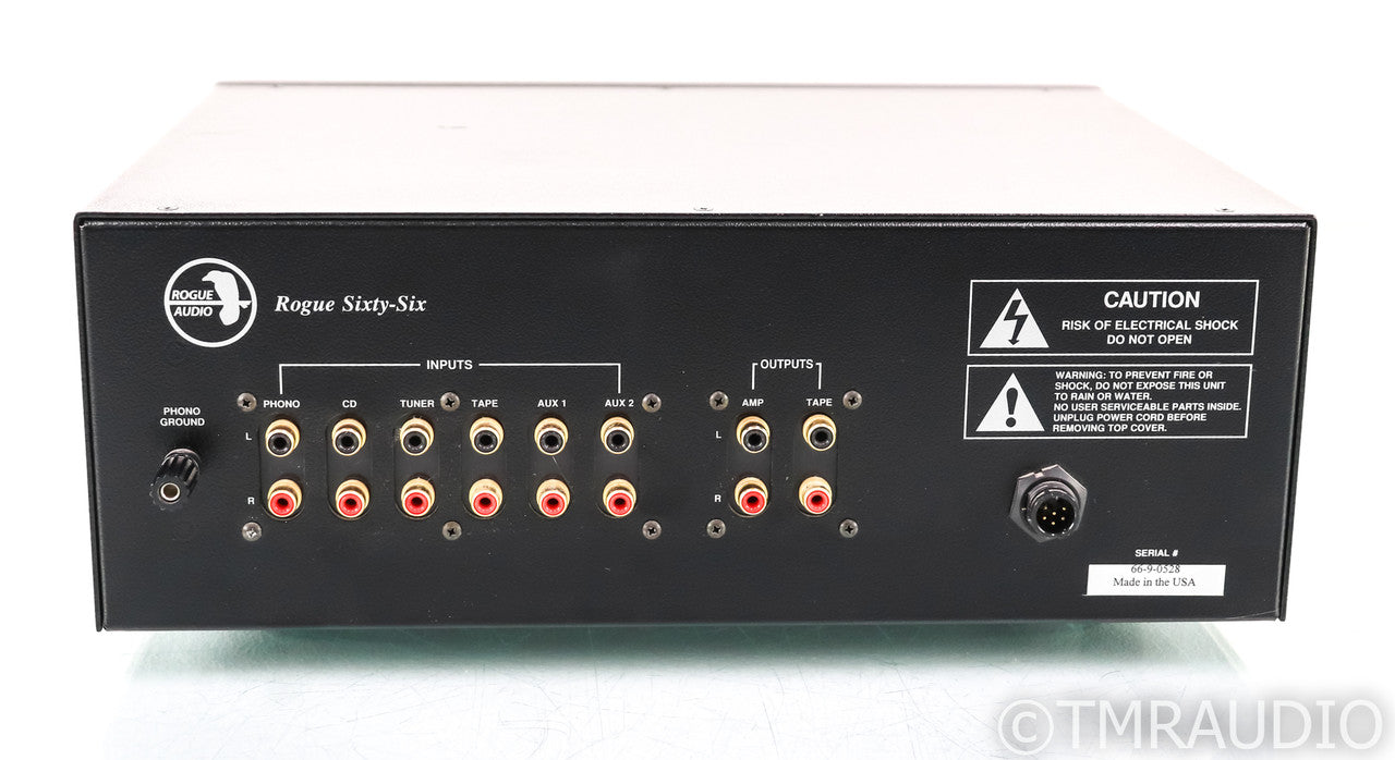 Rogue Audio 66 Magnum Stereo Tube Preamplifier; Sixty Six; MM Phono