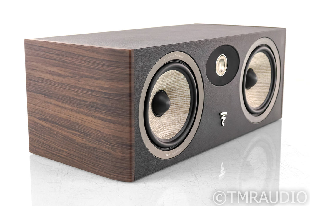 Focal Aria CC900 Center Channel Speaker; Walnut; CC-900