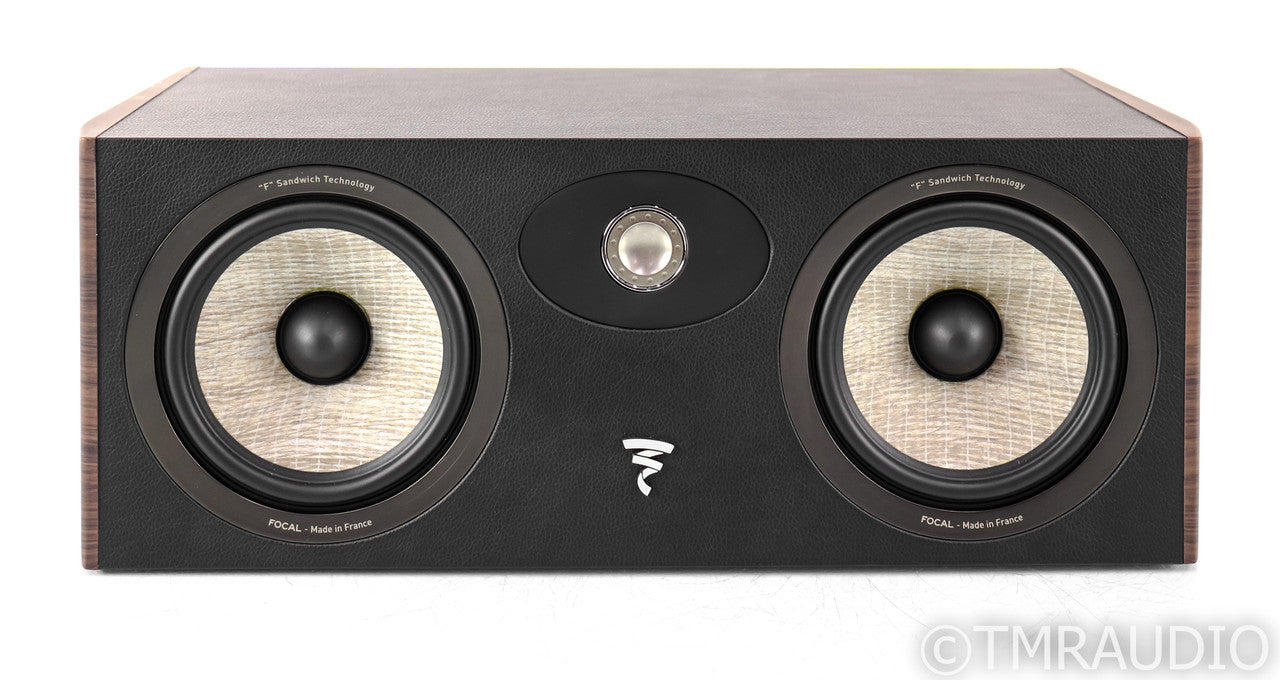 Focal Aria CC900 Center Channel Speaker; Walnut; CC-900