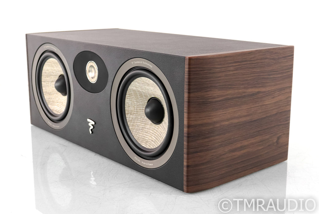 Focal Aria CC900 Center Channel Speaker; Walnut; CC-900