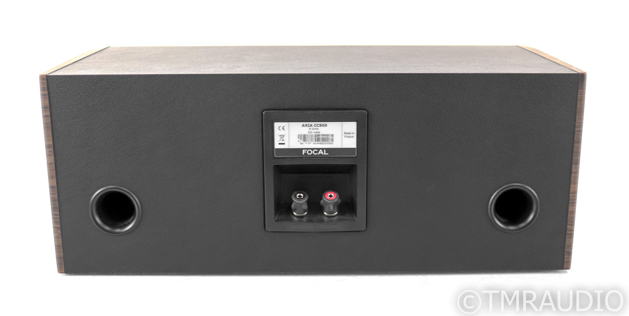 Focal Aria CC900 Center Channel Speaker; Walnut; CC-900