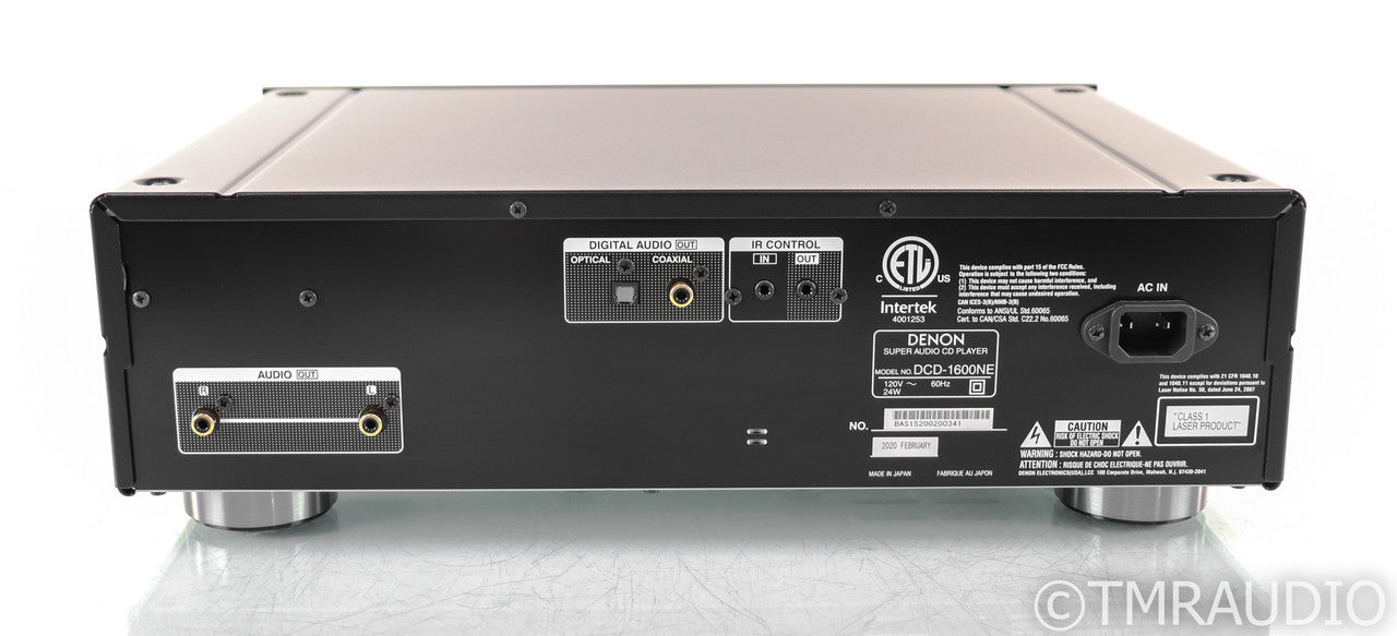 Denon DCD-1600NE SACD / CD Player; DCD1600NE; Remote